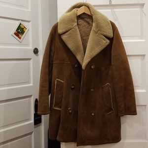 Awesome Sheepskin Suede Shearling Jacket